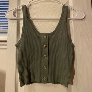 Olive Green Tank Top